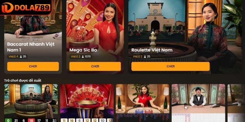 Các trò chơi HOT nhất tại Casino DOLA789 không nên bỏ qua